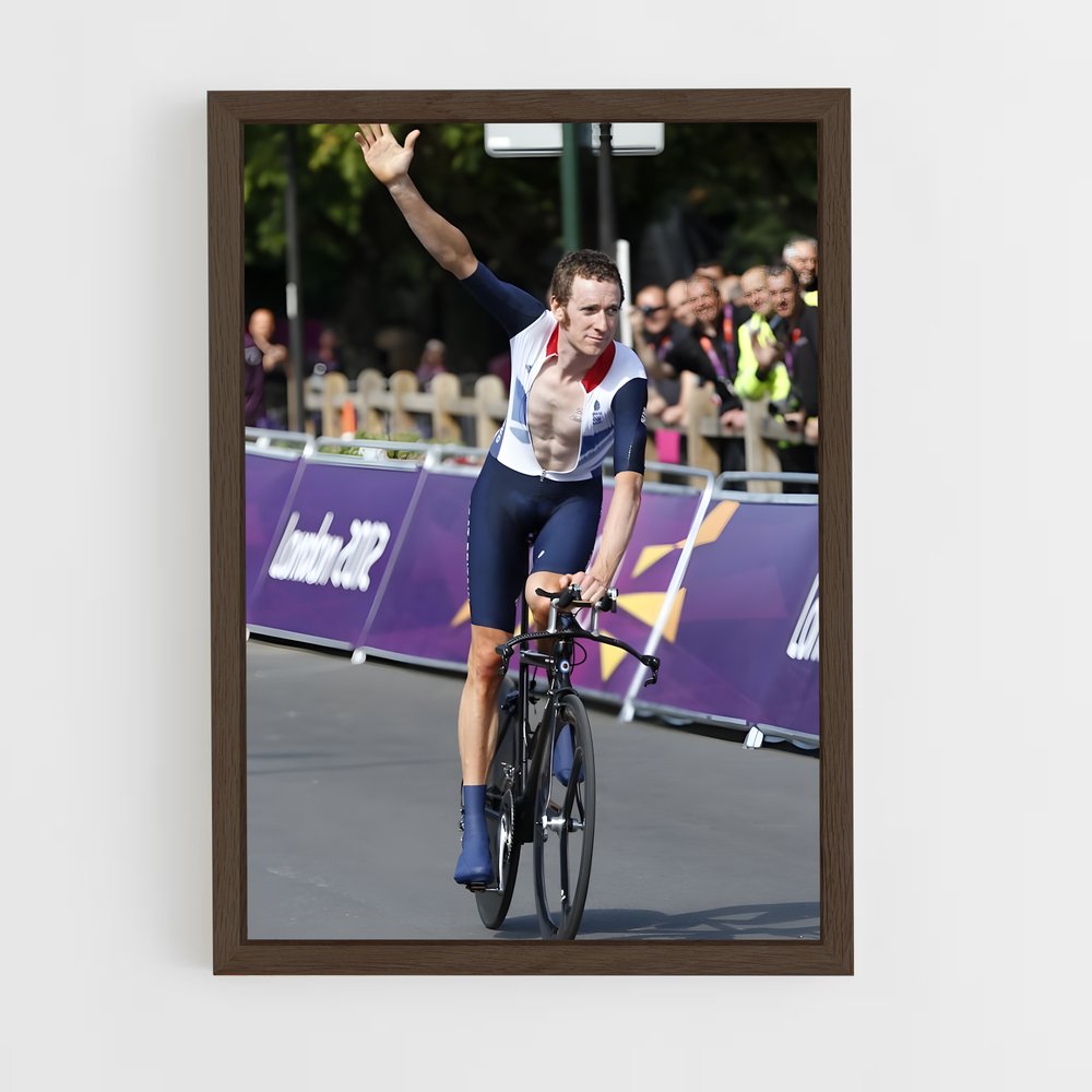 Poster Bradley wiggins – affiche Cyclisme (vue 5)